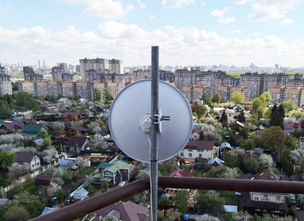 Установка спутникового Интернета Триколор в Реутове: фото №1
